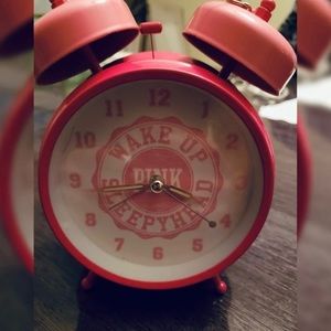 (SOLD) VS PINK alarm clock